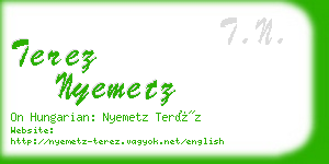 terez nyemetz business card